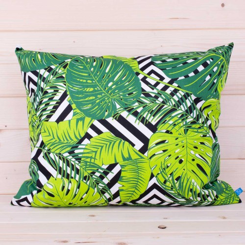 Poszewka z bawełny 70x80 cm Liście monstera 6