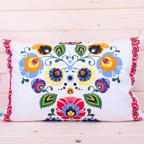 Poszewka z bawełny 40x60 cm Łowicka 2