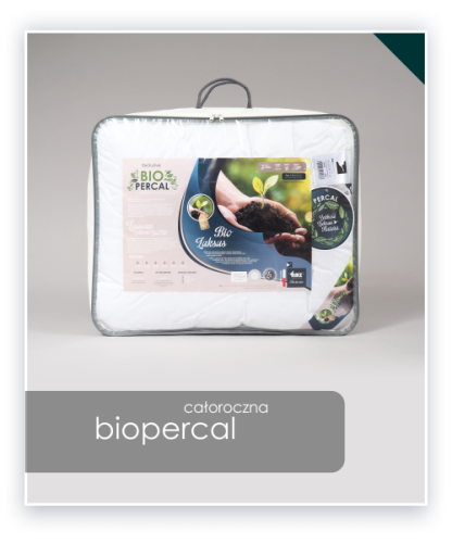 Kołdra Antyalergiczna BIOPERCAL 220/200 cm - kołdra całoroczna