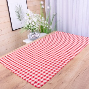 Bieżnik materiałowy 60x120 cm Drobna krateczka