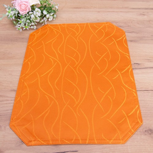 Serwetka materiałowa 33x47 cm Pomarańczowa fala