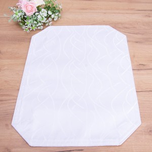 Serwetka materiałowa 33x47 cm Biała fala