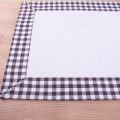 Pas 40x170 cm Biały z krateczką wzór 2