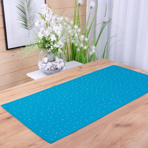 Bieżnik Szafir 50x100 cm Turkus