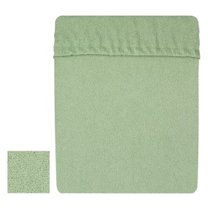 Prześcieradło frotte 100x200 cm z gumką Oliwka