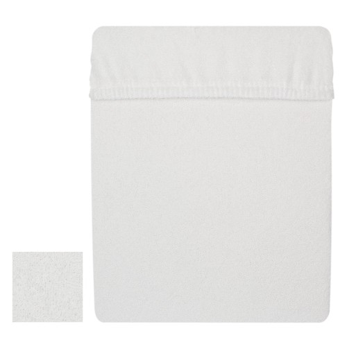 Prześcieradło frotte 140x200 cm z gumką Biały