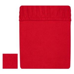 Prześcieradło frotte 180x200 cm z gumką Czerwień