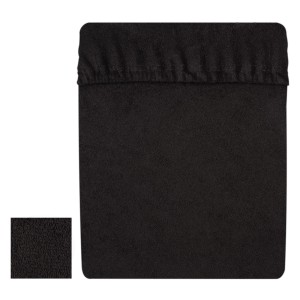 Prześcieradło frotte 180x200 cm z gumką Czarny