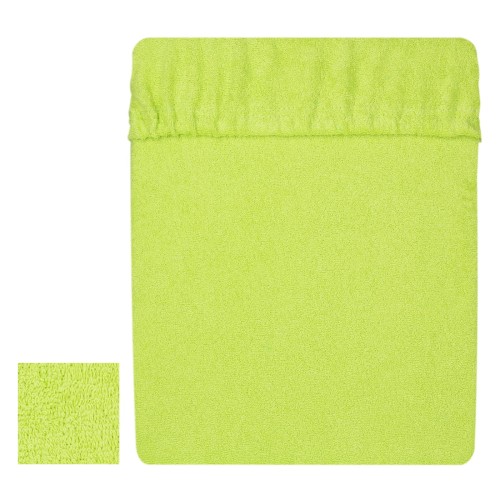 Prześcieradło frotte 220x200 cm z gumką Seledyn