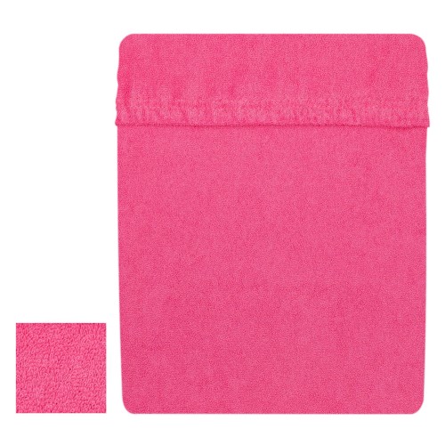 Prześcieradło frotte 220x200 cm z gumką Ciemny róż