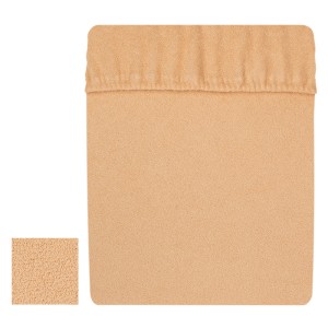 Prześcieradło frotte 200x200 cm z gumką Jasna kawa