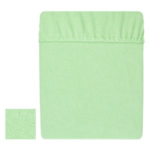 Prześcieradło frotte 90x200 cm z gumką Jasna zieleń