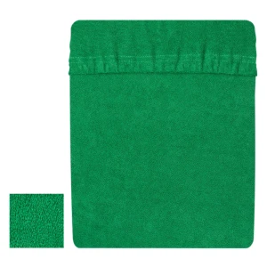 Prześcieradło frotte 90x200 cm z gumką Ciemna zieleń