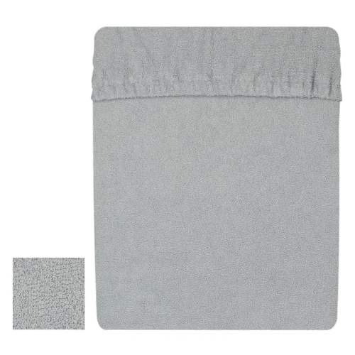 Prześcieradło frotte 80x200 cm z gumką Szary