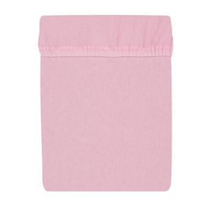 Prześcieradło jersey 100x200 cm z gumką Jasny róż