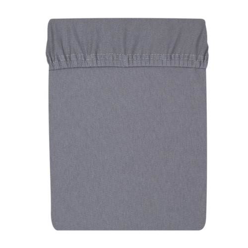 Prześcieradło jersey 160x200 cm z gumką Ciemny szary