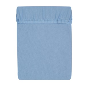 Prześcieradło jersey 140x200 cm z gumką Jasny niebieski