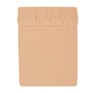 Prześcieradło jersey 140x200 cm z gumką Jasna kawa
