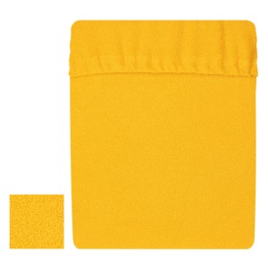 Prześcieradło frotte 80x160 cm z gumką Słoneczny żółty