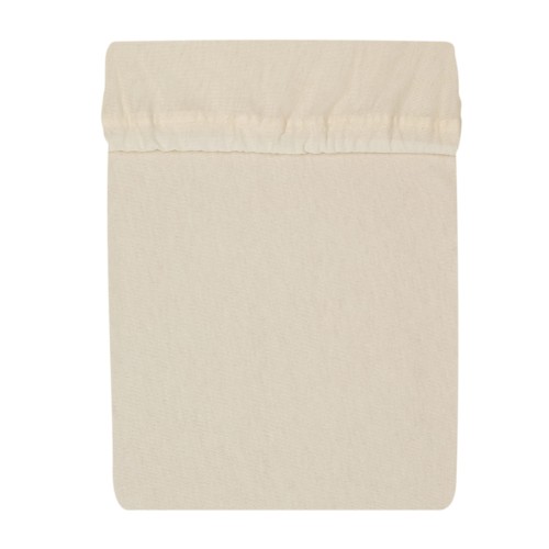 Prześcieradło jersey 220x200 cm z gumką Ecru