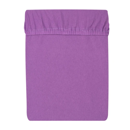 Prześcieradło jersey 220x200 cm z gumką Fiolet