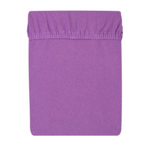 Prześcieradło jersey 90x200 z gumką Fiolet