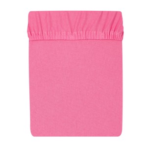 Prześcieradło jersey 80x200 cm z gumką Ciemny róż