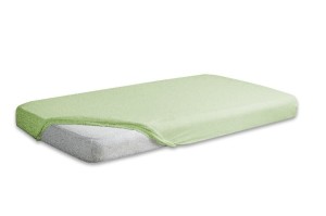 Prześcieradło frotte 70x140 cm z gumką - seledyn 52