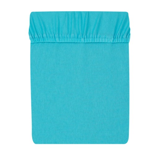 Prześcieradło jersey 100x200 cm z gumką Turkus