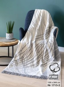 Koc Cotton Cloud 150x200 cm Geometria 1715-2