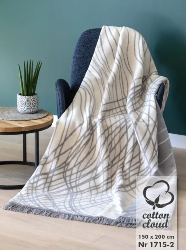 Koc Cotton Cloud 150x200 cm Geometria 1715-2