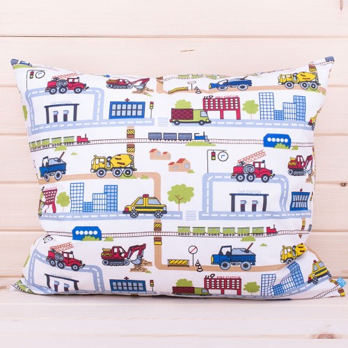 Poszewka z bawełny 50x60 cm Maszyny