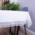 Obrus DA-555 150x300 cm Biały prostokąt