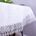 Obrus DA-555 140x220 cm Biały owal