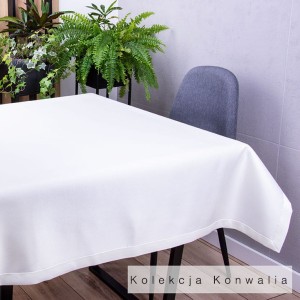 Obrus Konwalia 140x260 cm Ecru prostokąt