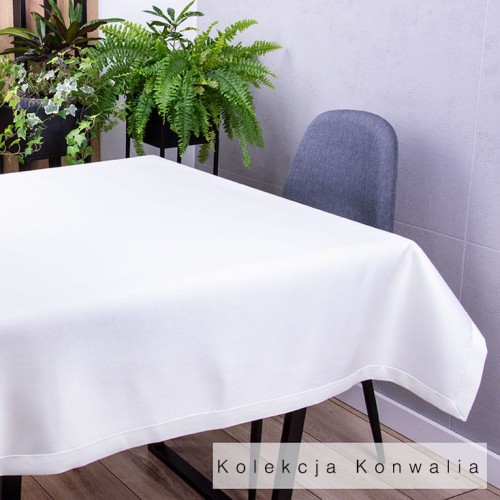 Obrus Konwalia 140x260 cm Ecru prostokąt