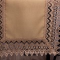 Pas Atłas 40x140 cm Złoto prostokąt