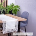 Pas Atłas 40x140 cm Ecru prostokąt