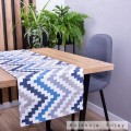 Pas 40x140 cm wzór 380109/101 Niebieska kostka