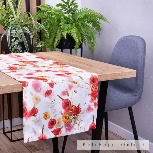Pas 40x120 cm wzór 400230/101 Czerwone maki