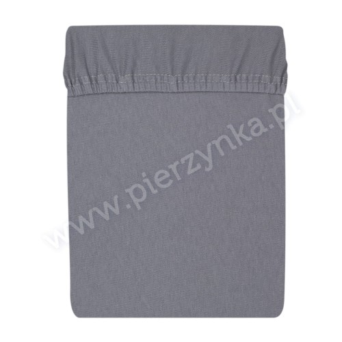 Prześcieradło jersey 80x200 cm z gumką Ciemny szary