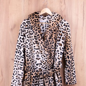 Szlafrok damski SOFT 202104 rozm: L krótki Panterka