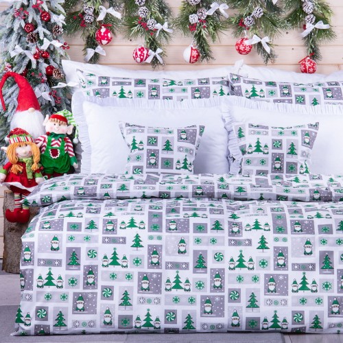 Pościel świąteczna 100x135 cm wzór 48