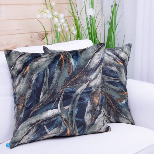 Poszewka ozdobna 40x40 cm Velluto Liście 391501/007