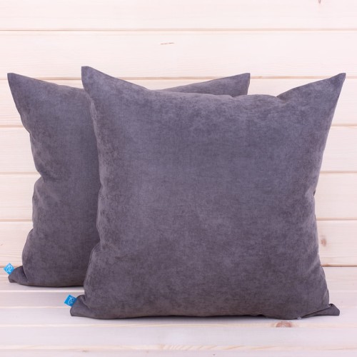 Poszewka ozdobna 45x45 cm EFE/295/40 Ciemny szary