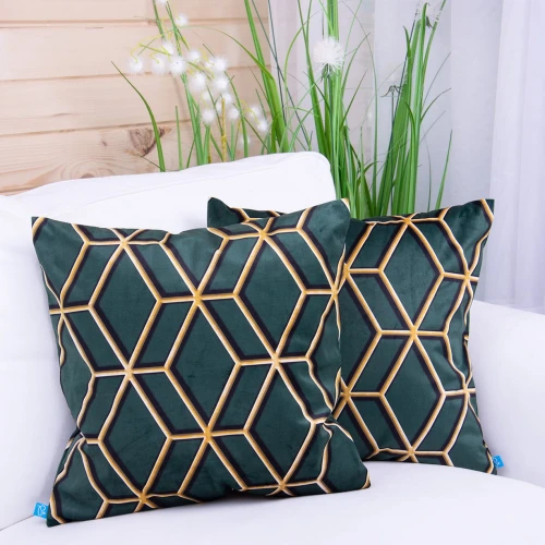 Poszewka ozdobna 45x45 cm Velluto Geometria 400871/106