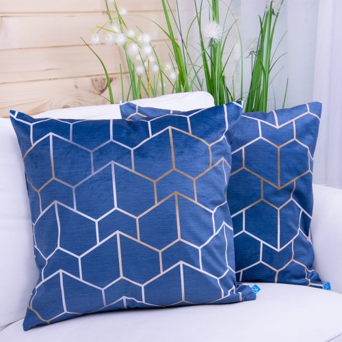Poszewka ozdobna 45x45 cm Velluto Geometria 401141/1