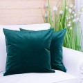 Poszewka ozdobna 40x40 cm Velvet Ciemna zieleń 11/140