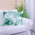 Poszewka ozdobna 40x40 cm Enjoy Liście zielone 380824/101
