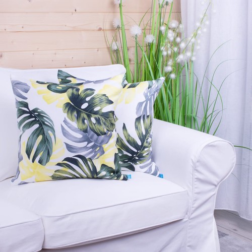 Poszewka ozdobna 40x40 cm Enjoy Liście żółte 380824/108